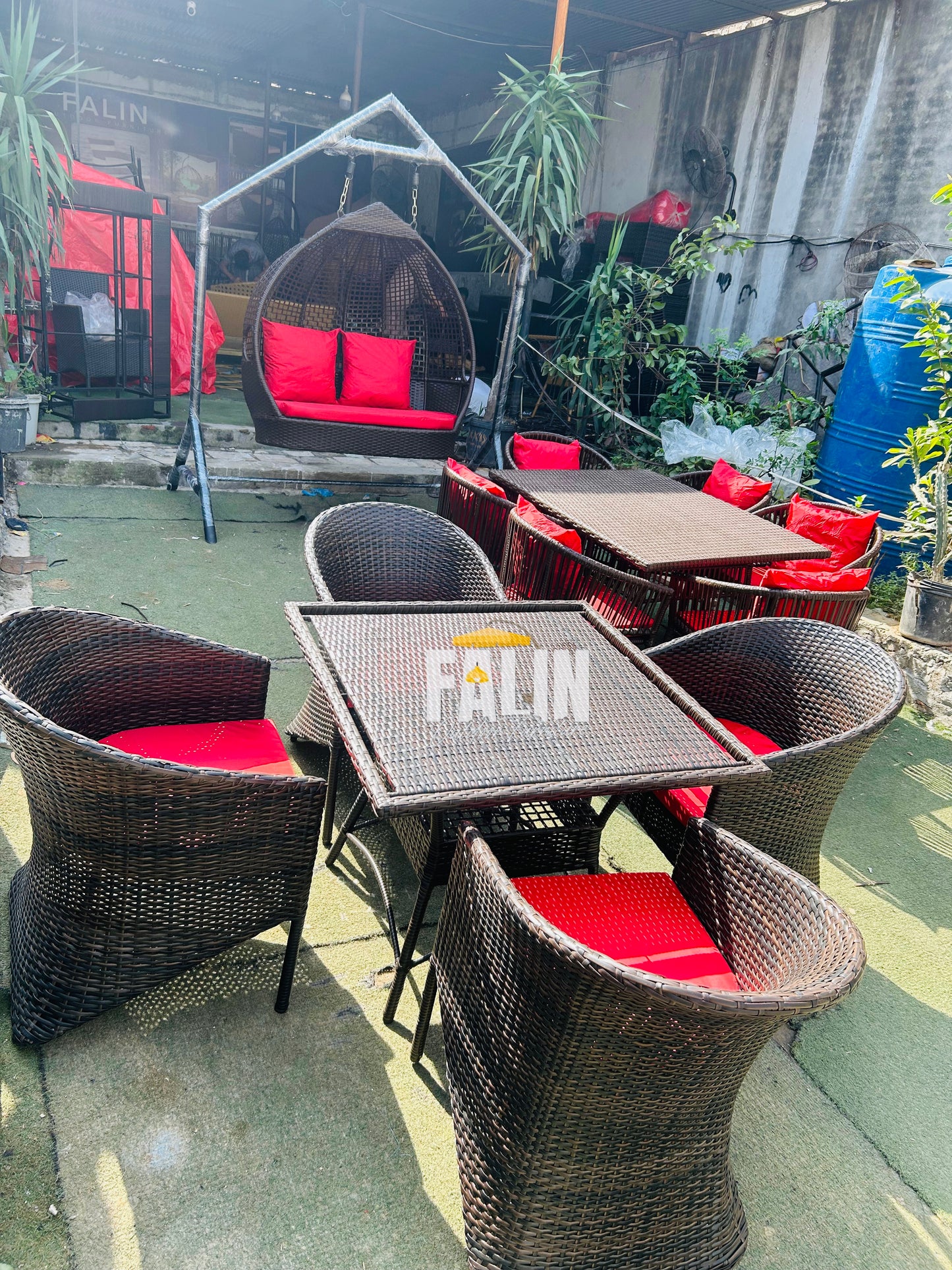 🔥 D body Shap Rattan Chair ! 🔥