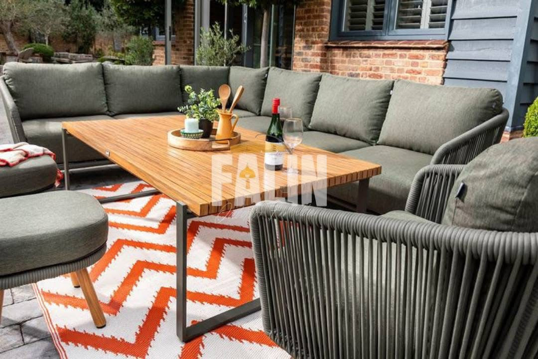 Premium Rope Outdoor Sofa Dining Set