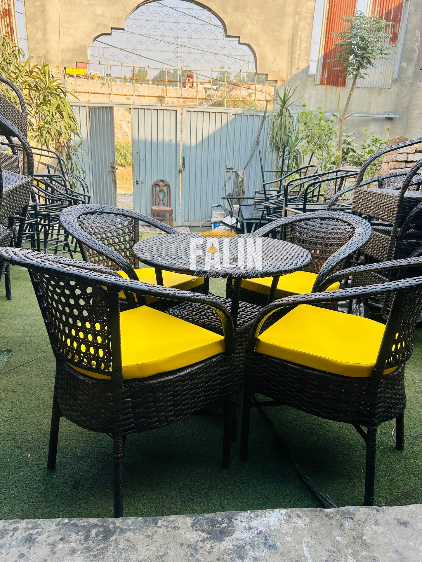 ✨ 4 Parson Outdoor Rattan Furniture Set ✨