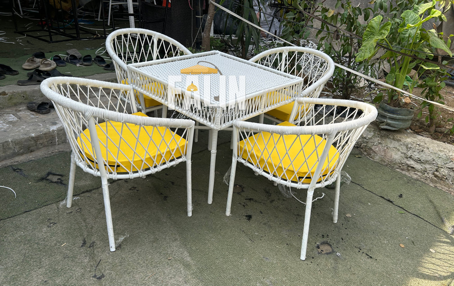 ✨ Bright • Stylish • Comfortable rope chairs set✨