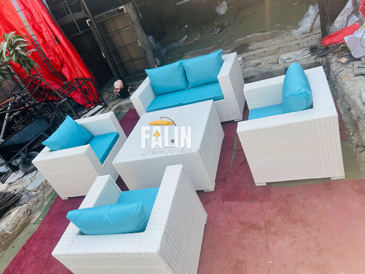 Relux Rattan 5 Seater sofa set