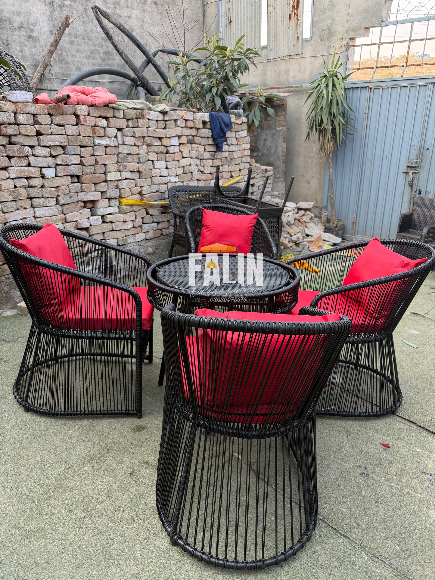 Rope single sofa set
