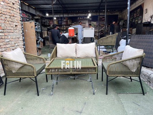 Premium Rope Outdoor Sofa Dining Set