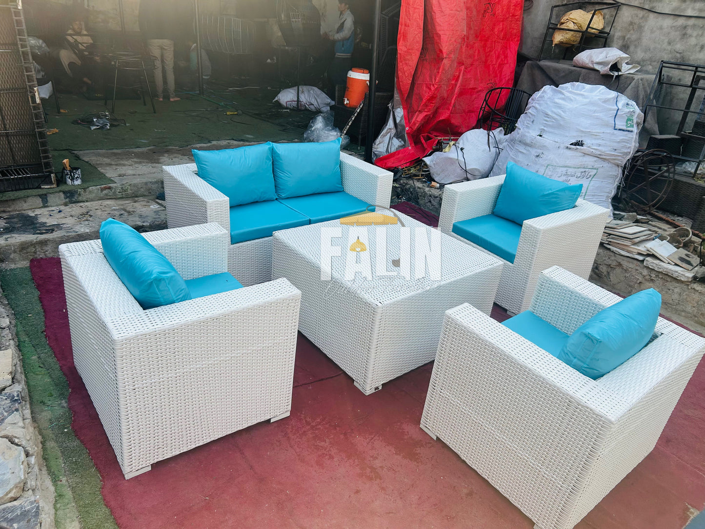 Relux Rattan 5 Seater sofa set