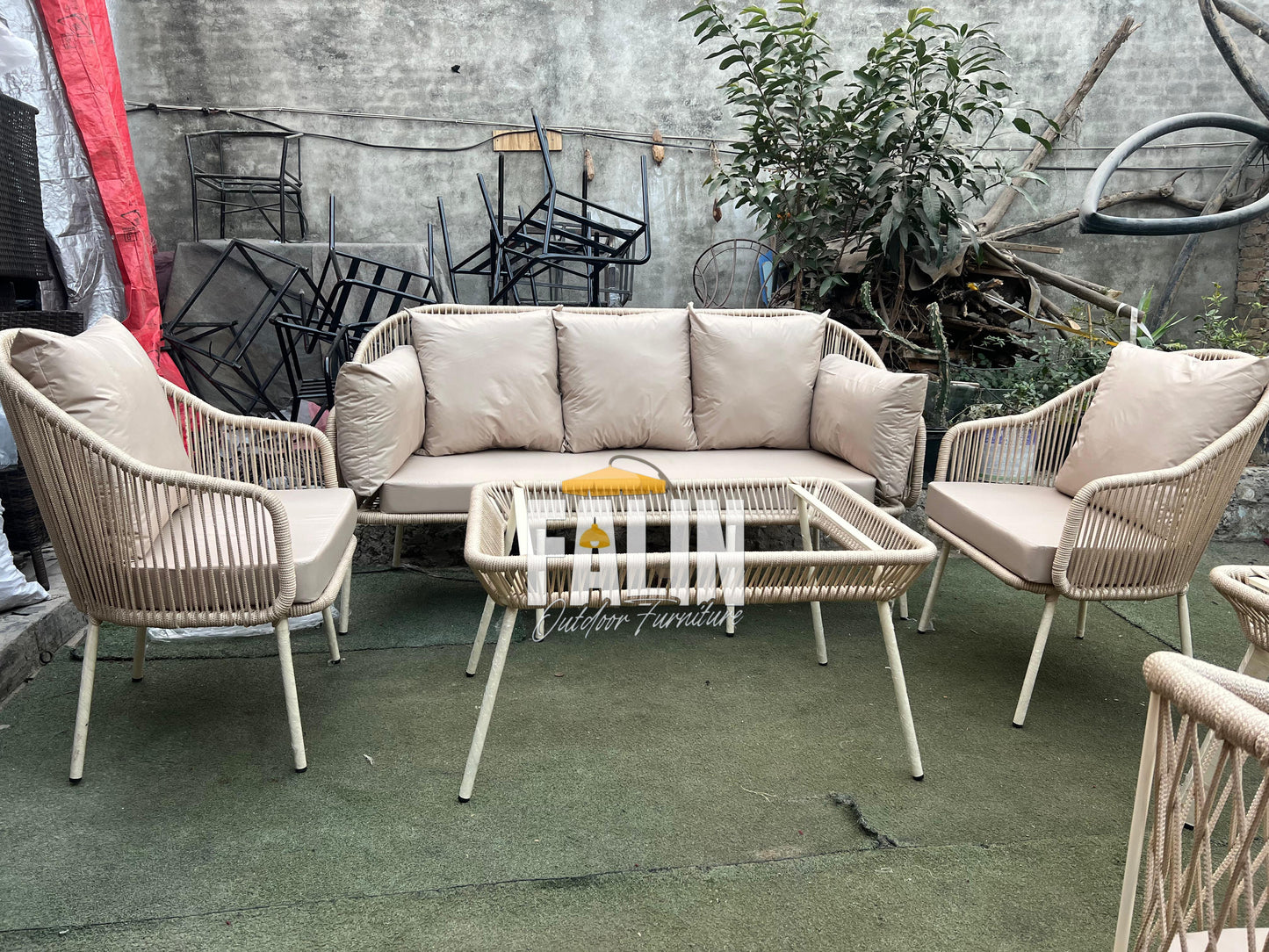 👑🌿 King Rope Sofa Set 🌿👑