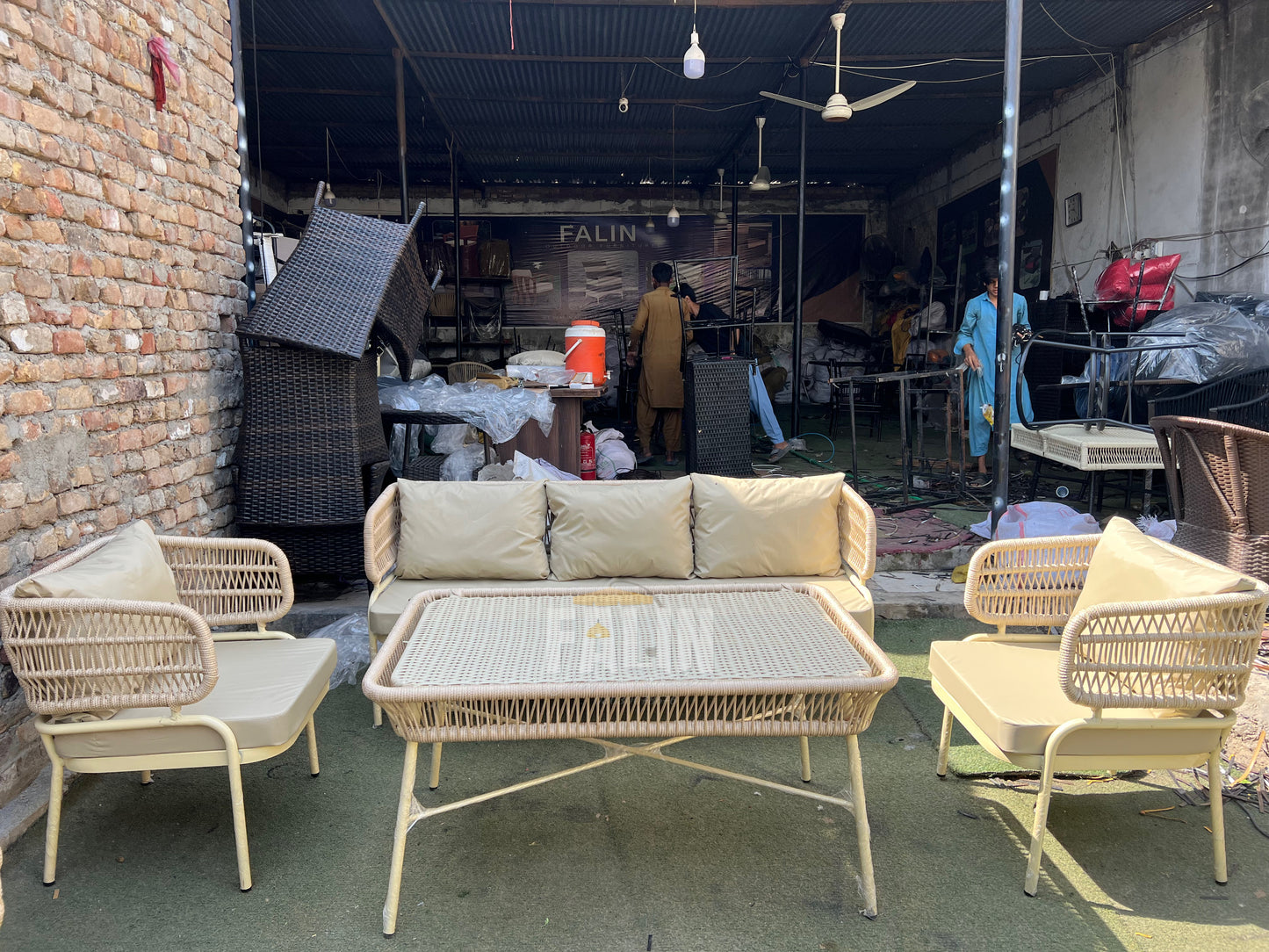 Premium Rope Outdoor Sofa Dining Set