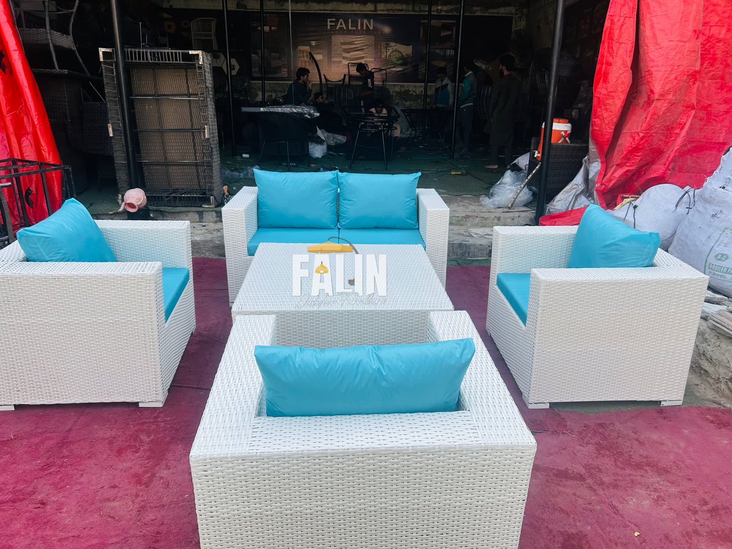 Relux Rattan 5 Seater sofa set