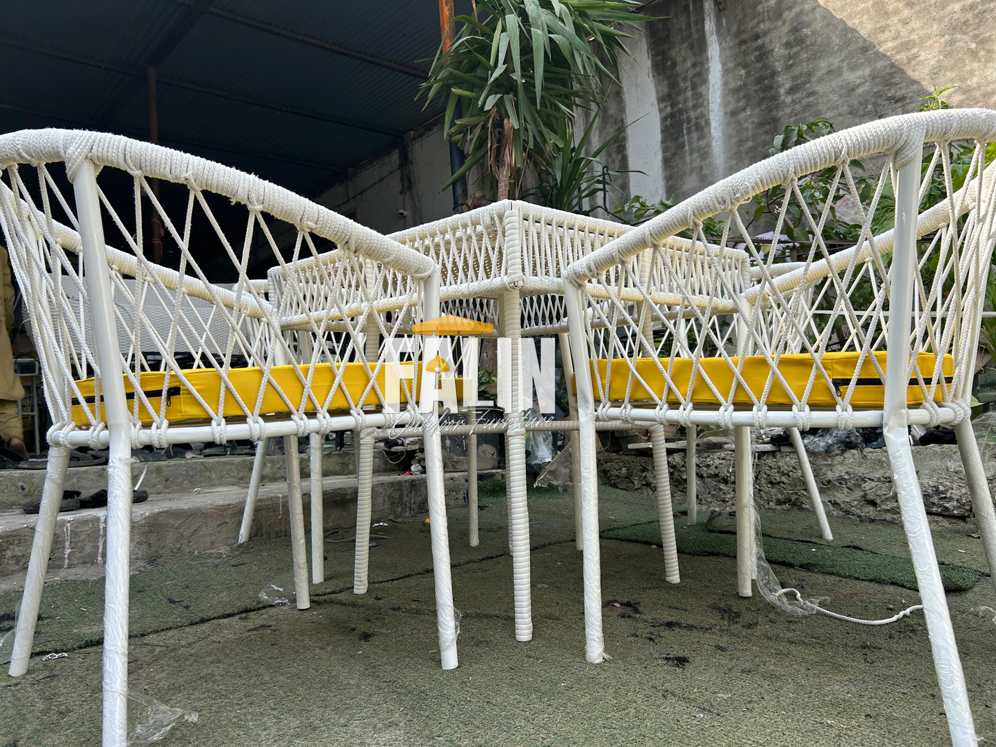 ✨ Bright • Stylish • Comfortable rope chairs set✨