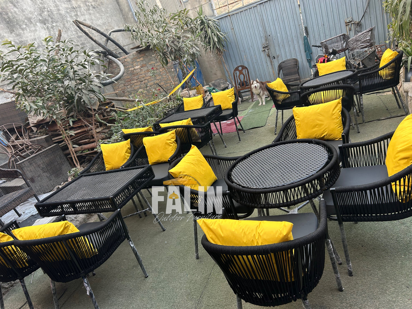 Eagle 🦅 Rope Chair Cafe and Restaurant Seating