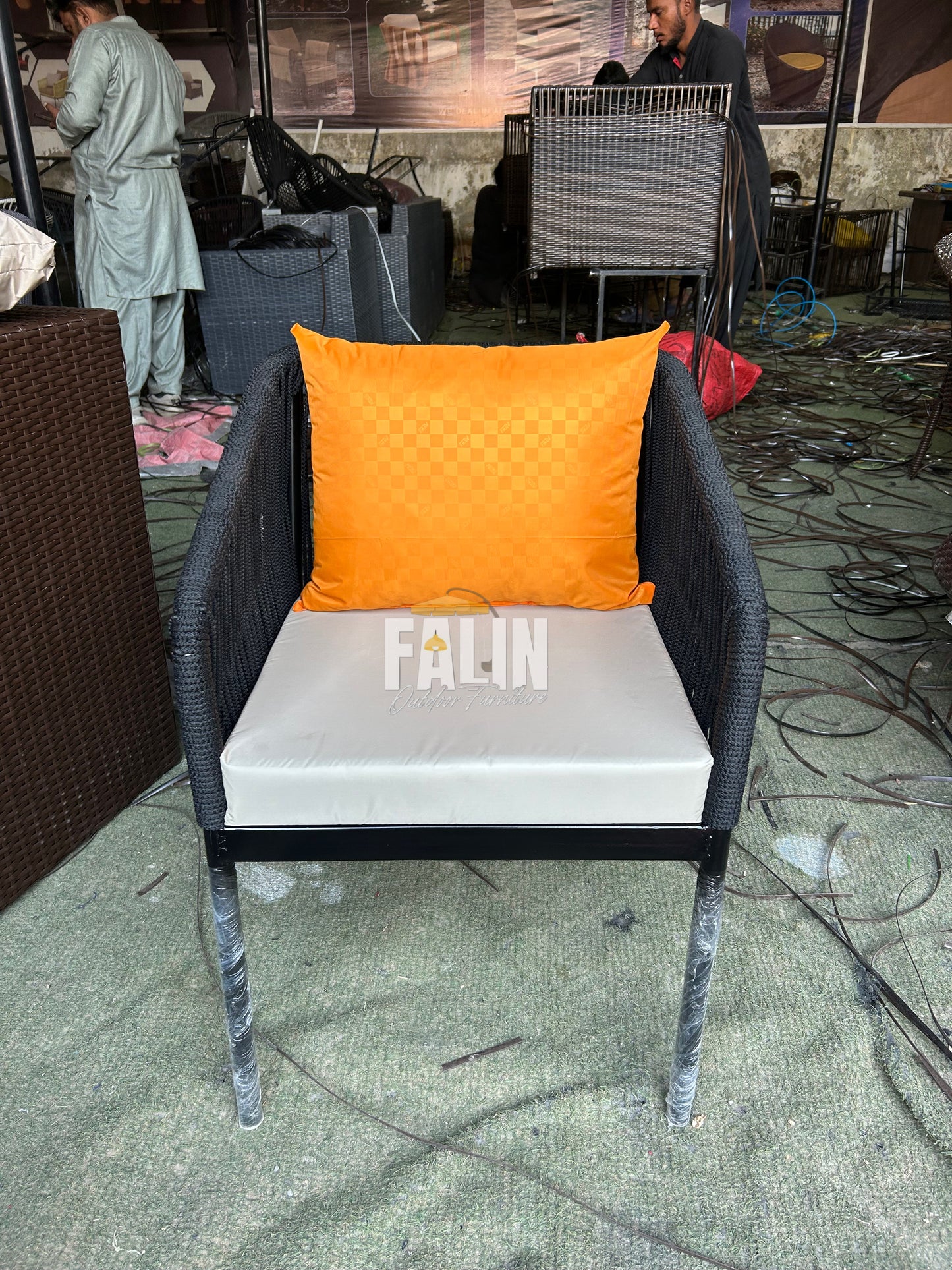 4 Rope Chairs set