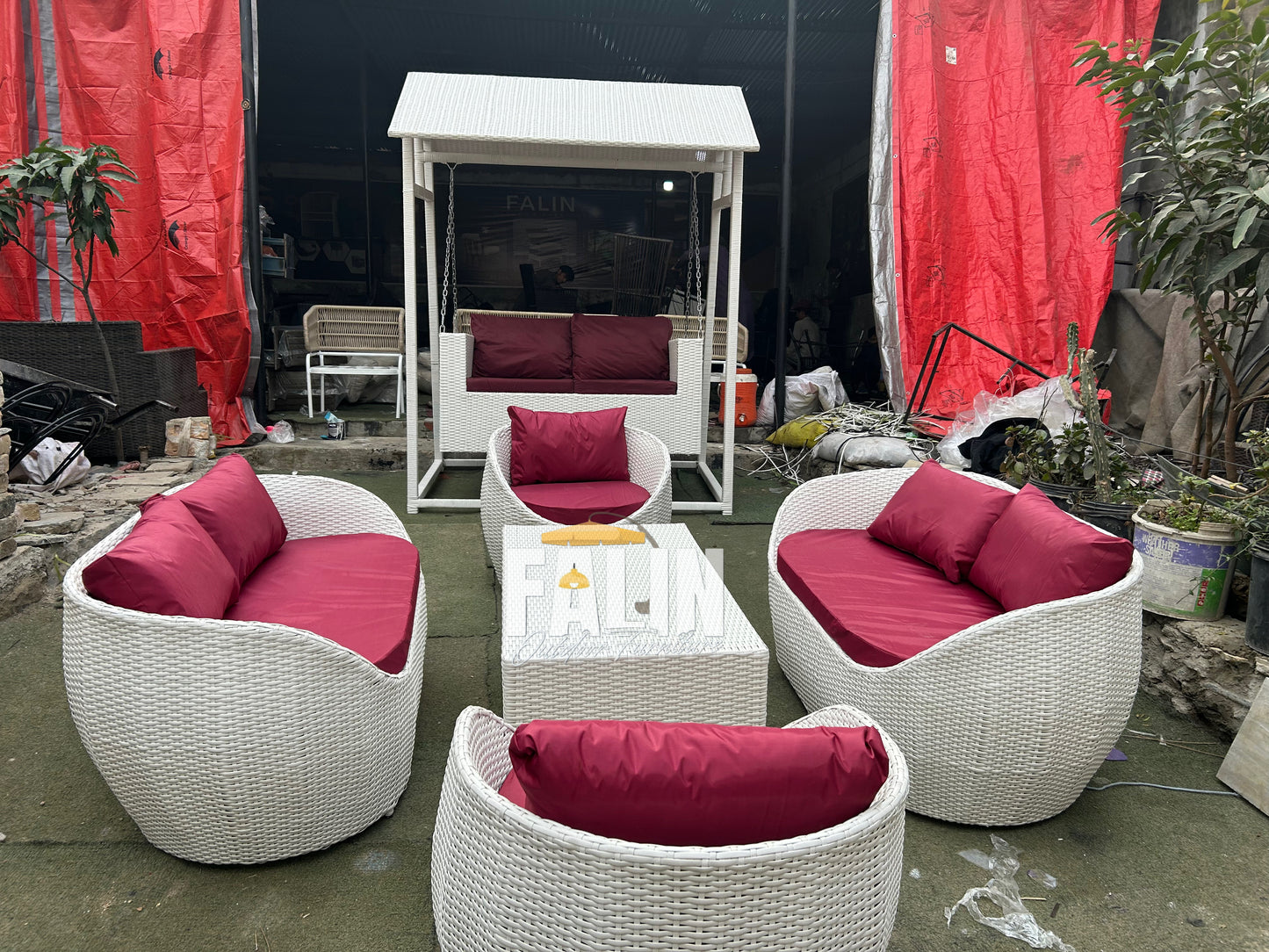 🤍 Royal Outdoor Rattan sofa Lounge Set  🤍