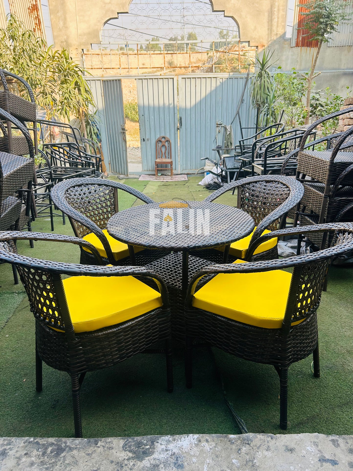 ✨ 4 Parson Outdoor Rattan Furniture Set ✨