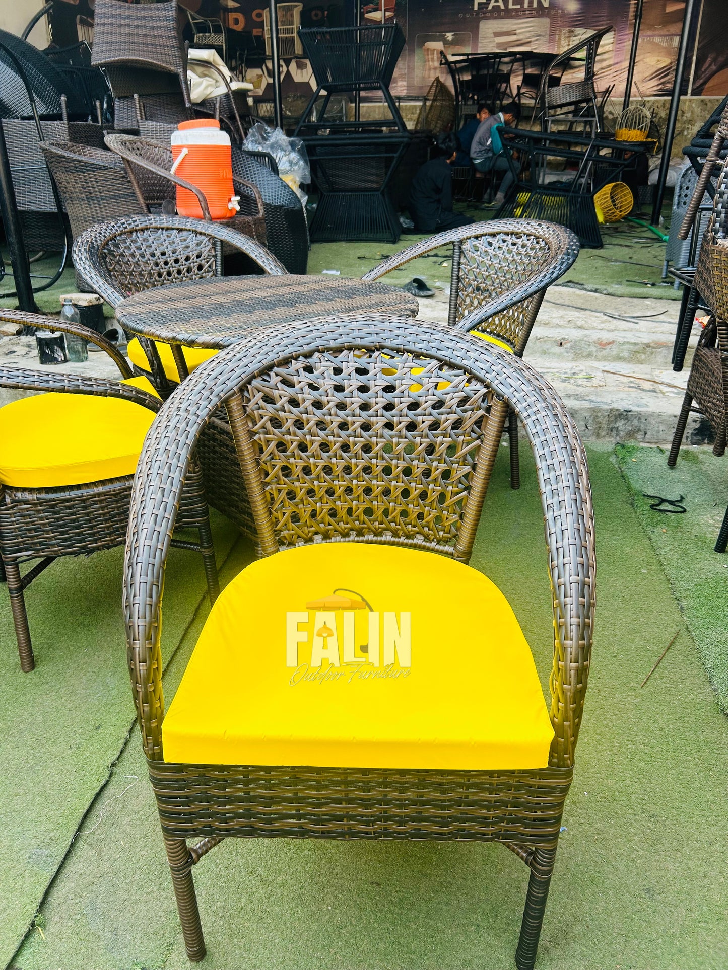 ✨ 4 Parson Outdoor Rattan Furniture Set ✨