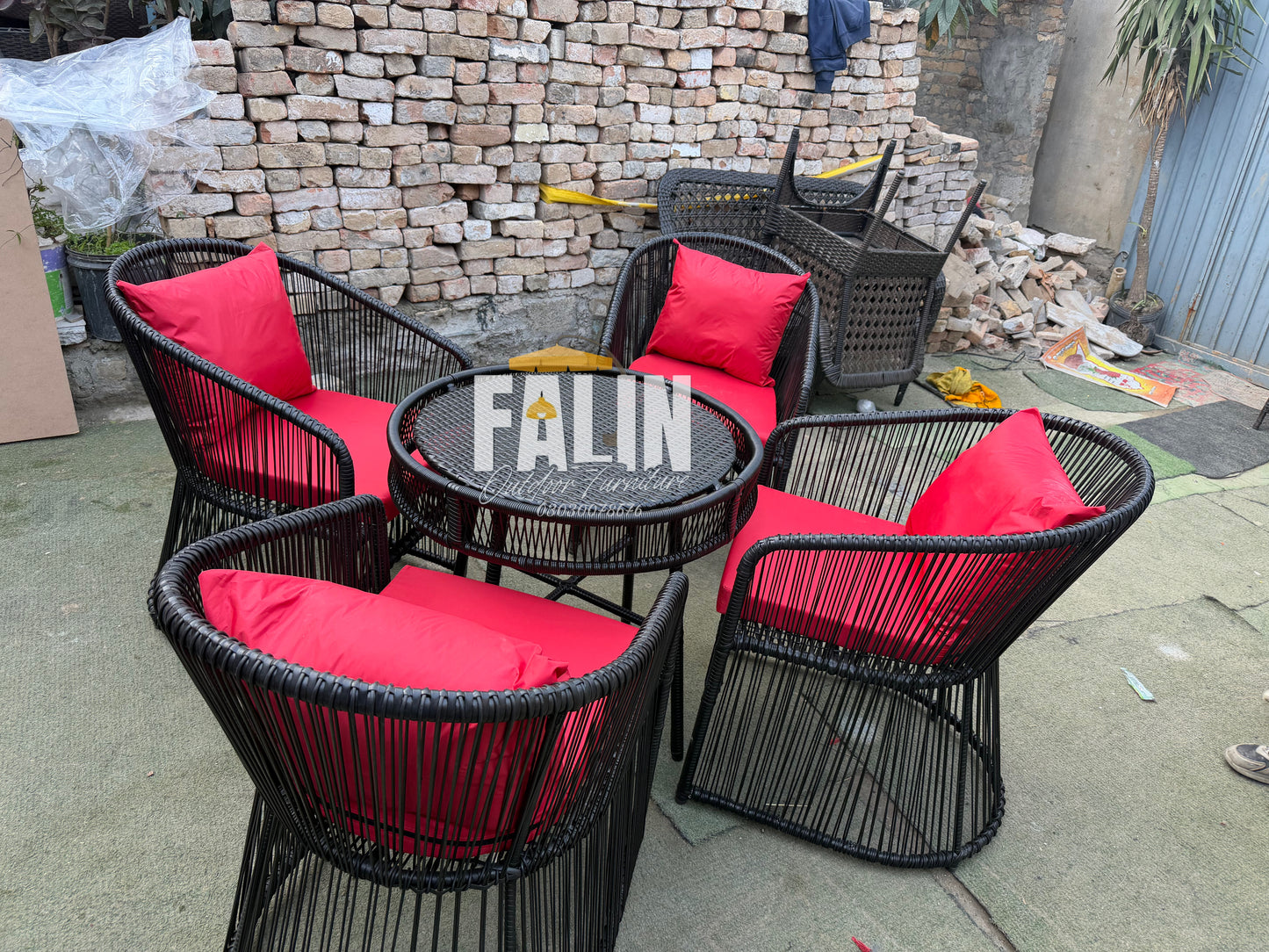 Rope single sofa set