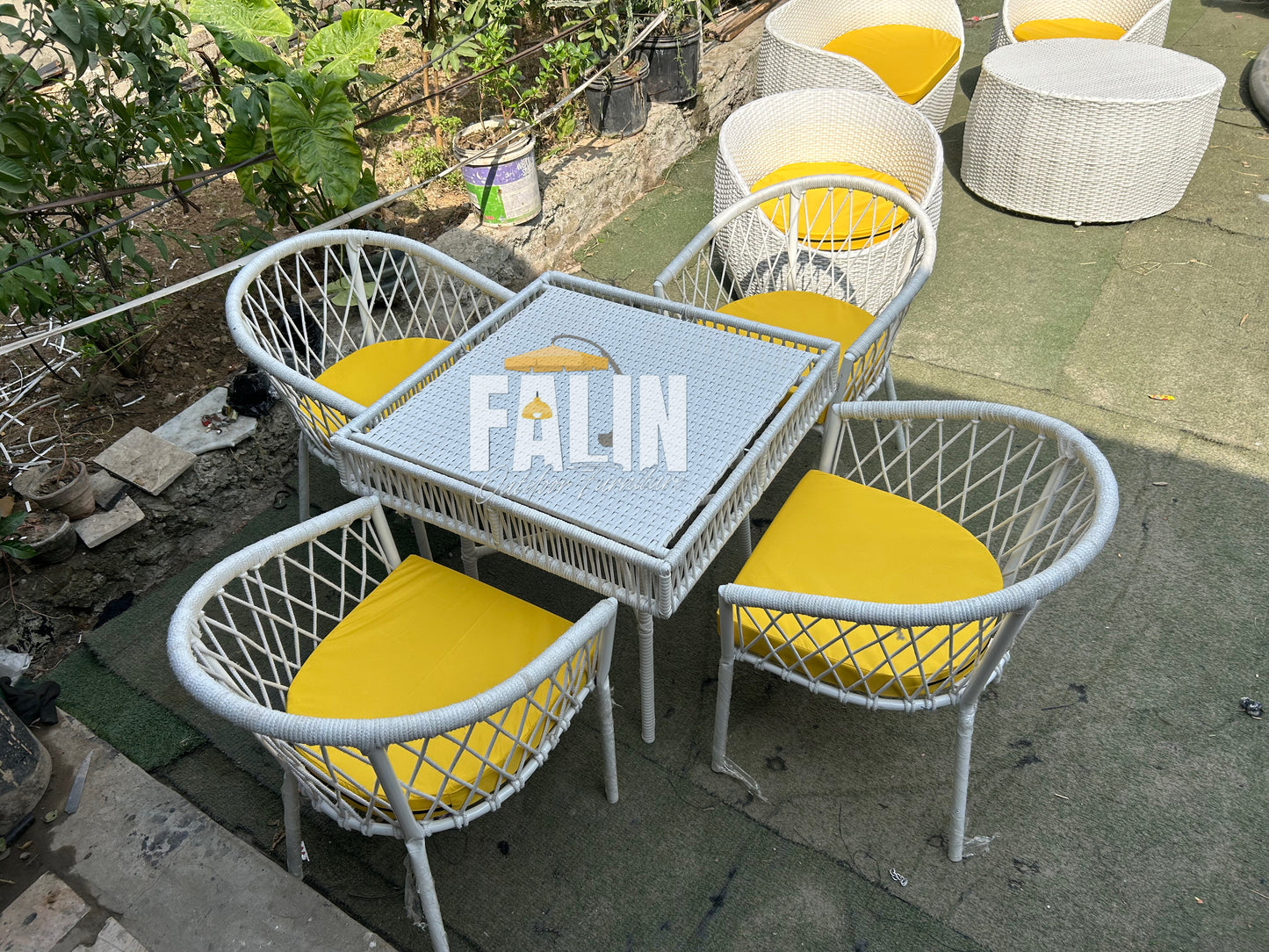 ✨ Bright • Stylish • Comfortable rope chairs set✨
