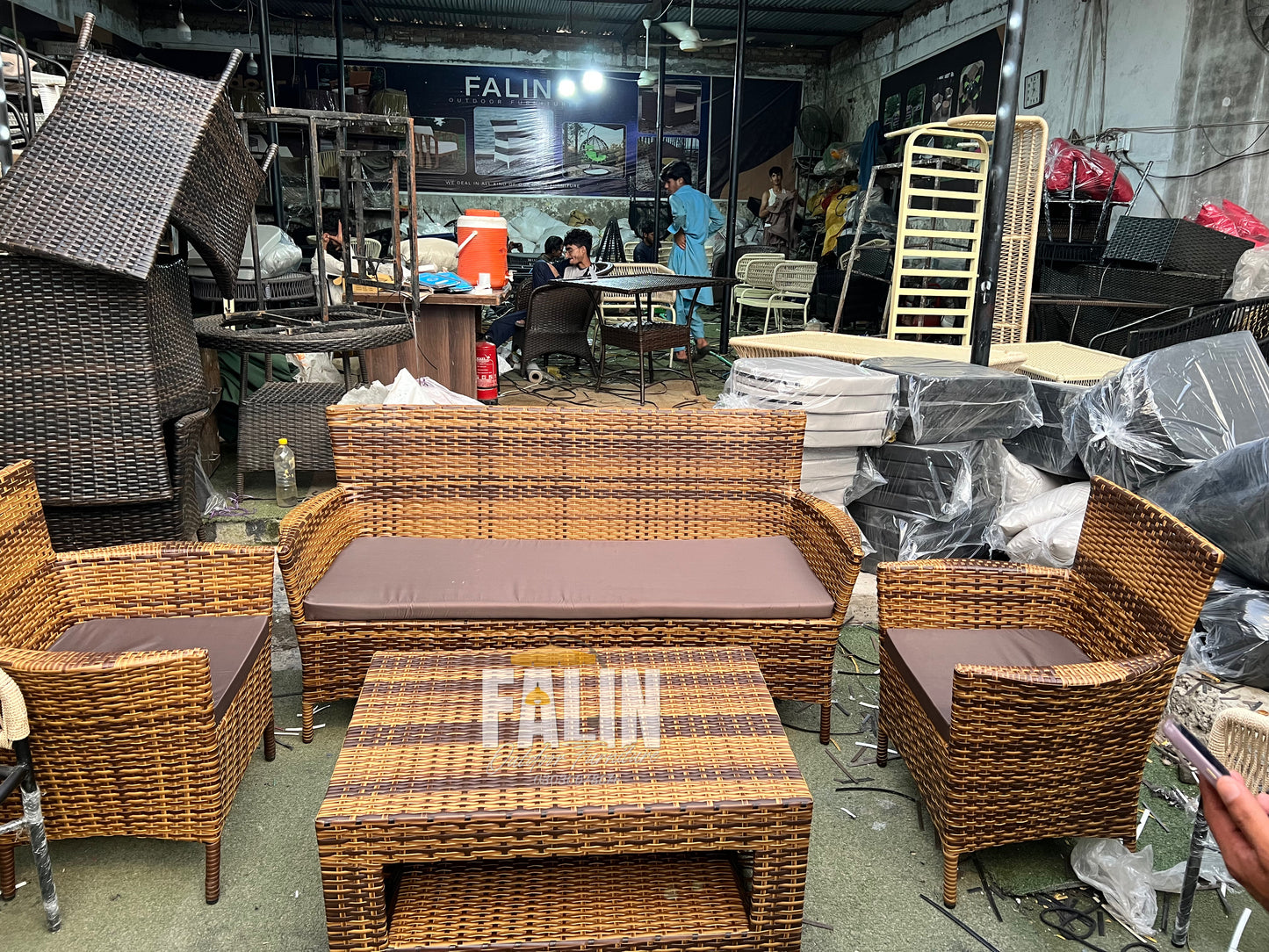 🔥 Premium Rattan Outdoor Dining sofa set🔥
