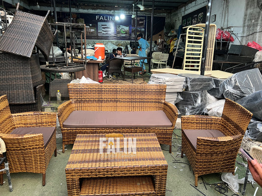 🔥 Premium Rattan Outdoor Dining sofa set🔥