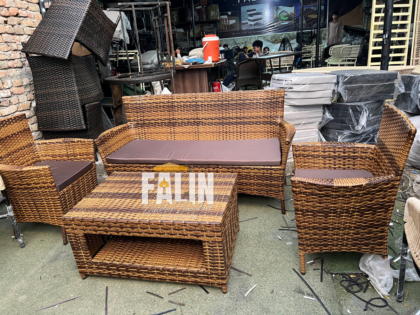 🔥 Premium Rattan Outdoor Dining sofa set🔥