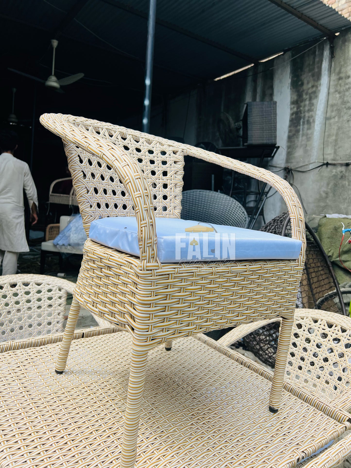 4 seater dining Outdoor Rattan Furniture Set