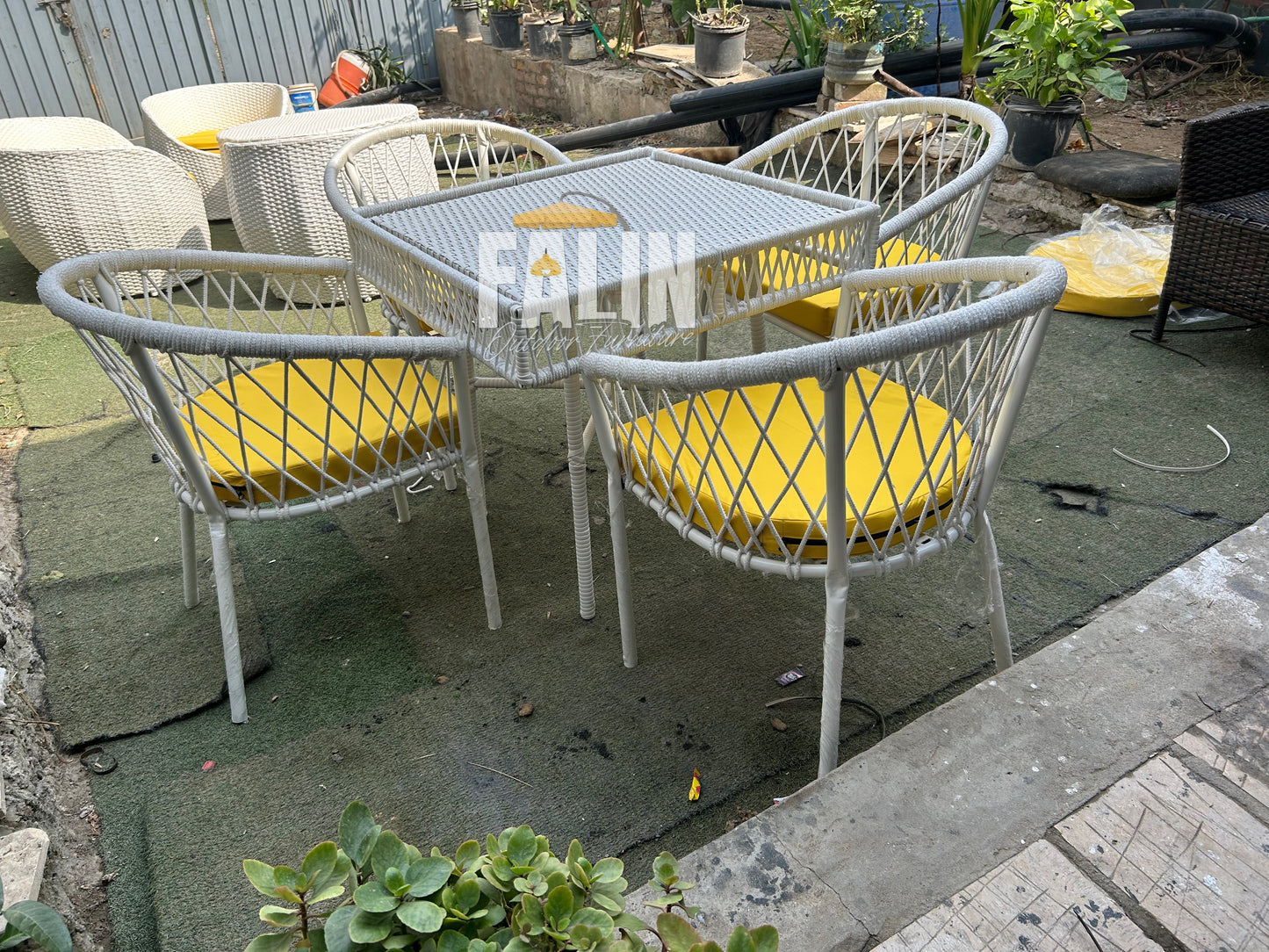 ✨ Bright • Stylish • Comfortable rope chairs set✨
