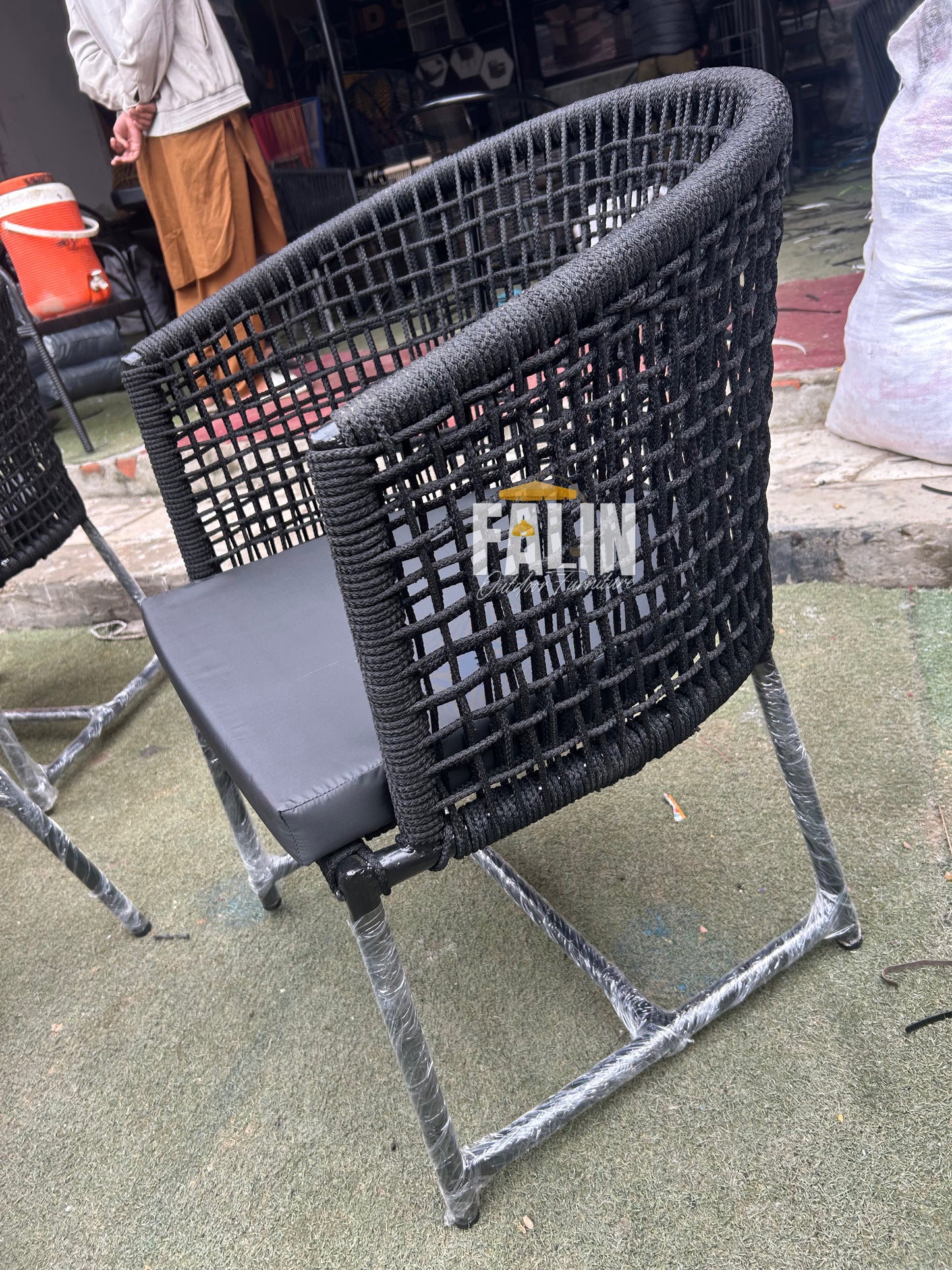 🌿 Cafe Zone Rope Dining Set – 4 Seater 🌿
