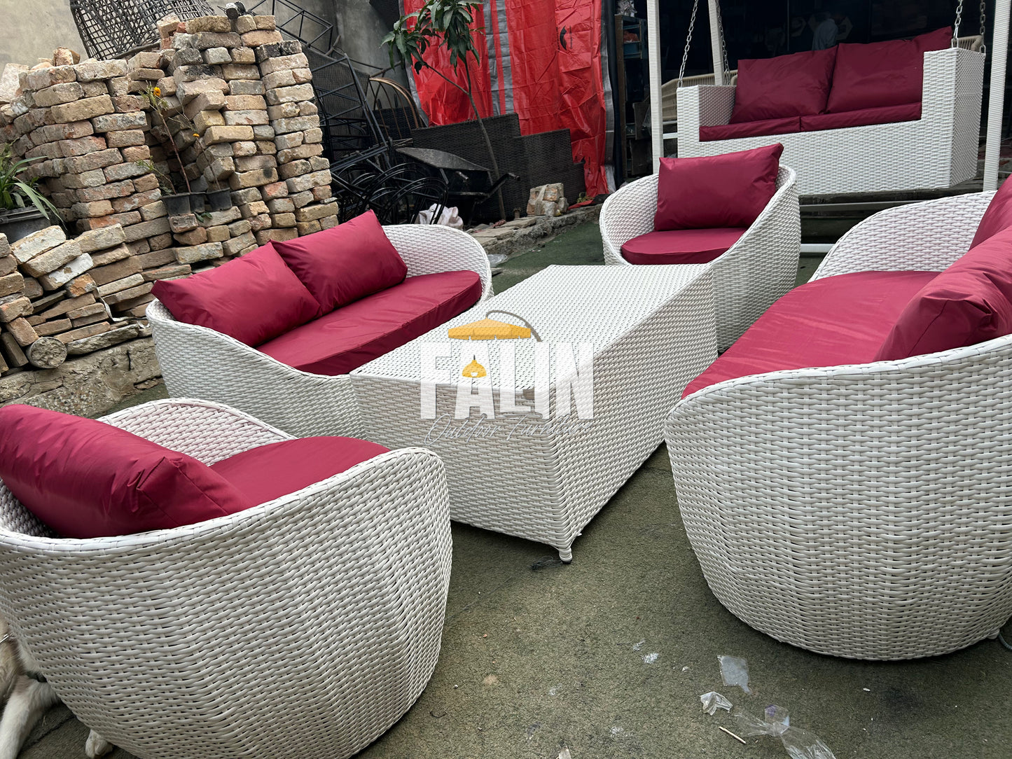 🤍 Royal Outdoor Rattan sofa Lounge Set  🤍