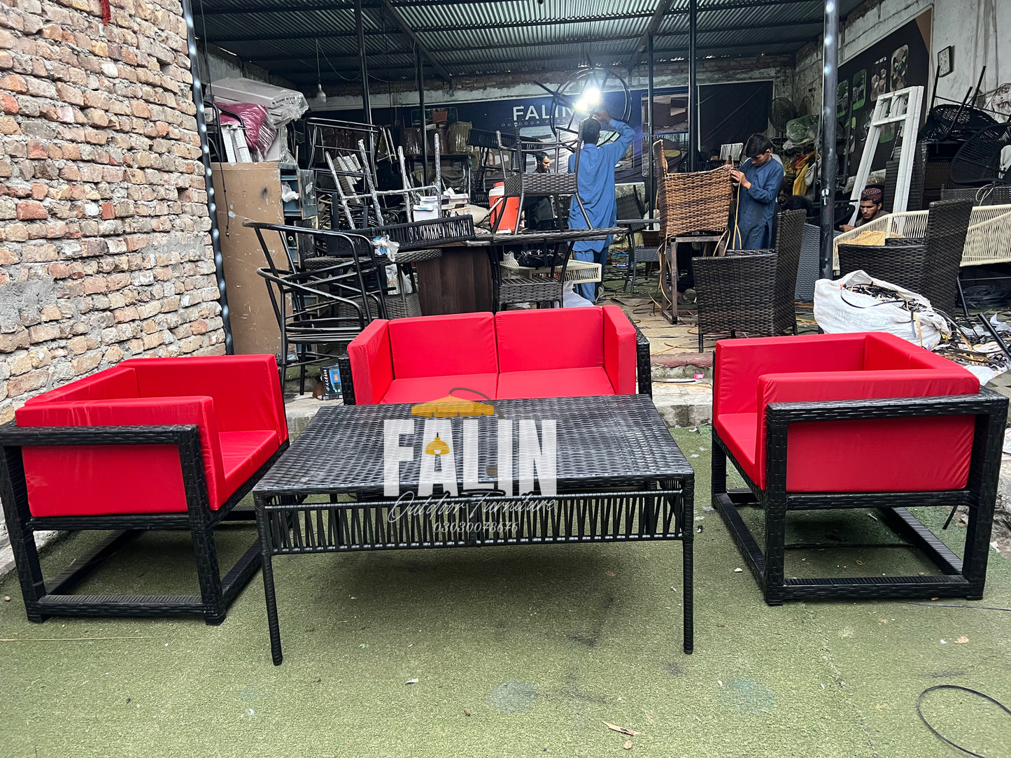 🔥 Premium Rattan Outdoor sofa set
